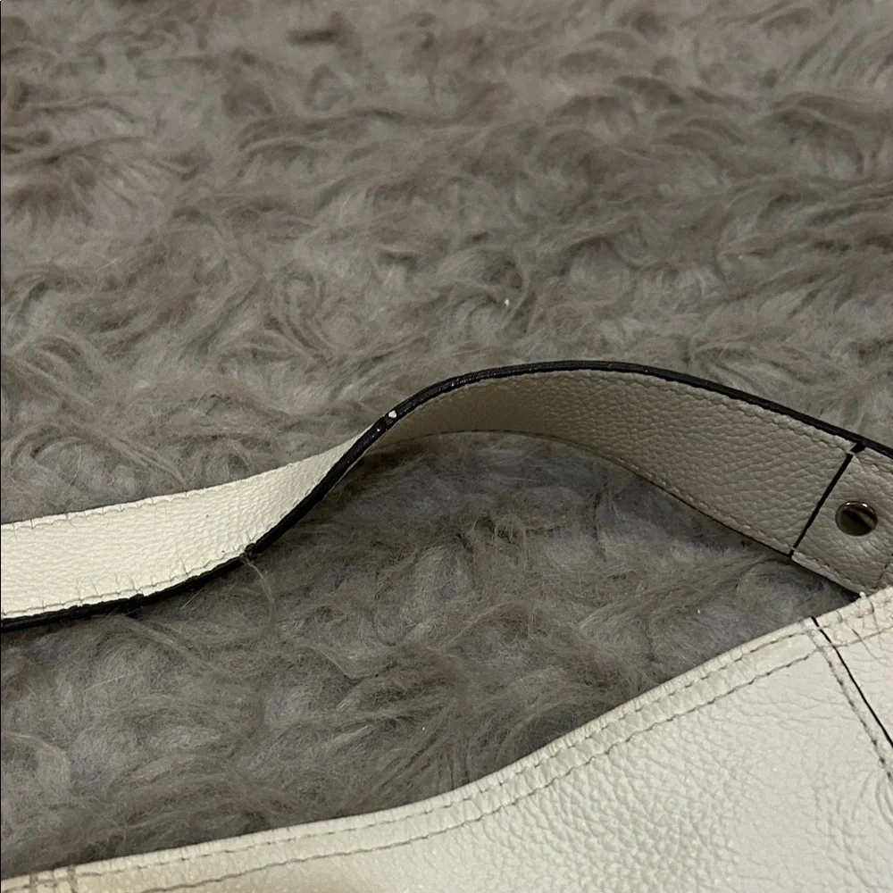 Franco‎ Sarto White Pleather Hobo Bag